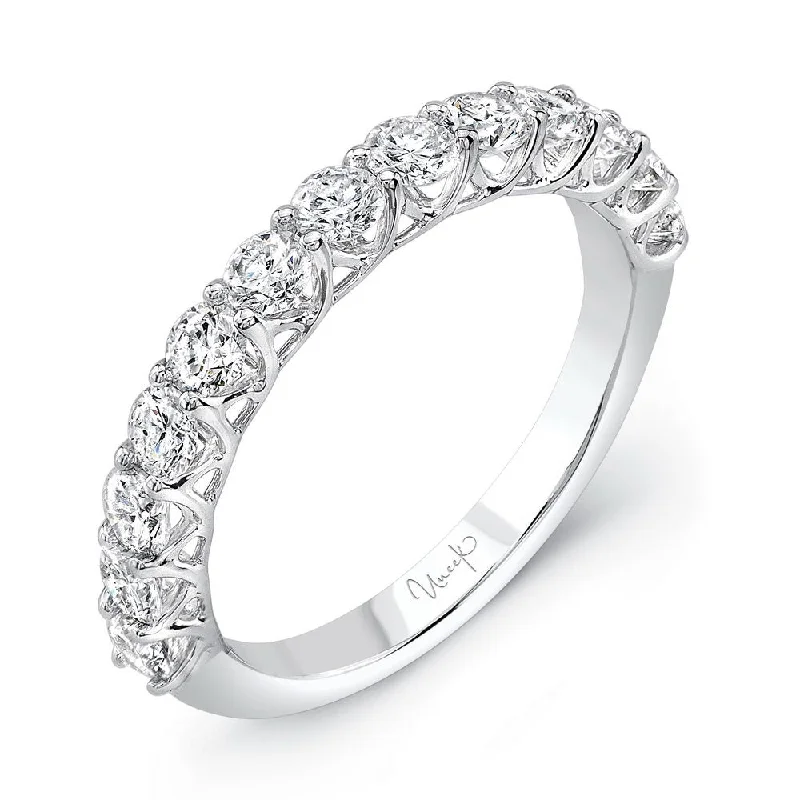 women’s statement engagement rings-Uneek Best of the Best Collection 1-Row Wedding Ring