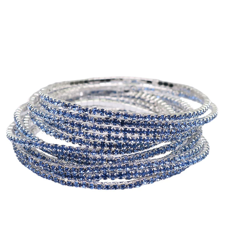 15 Cobalt Blue Diamond Bracelet