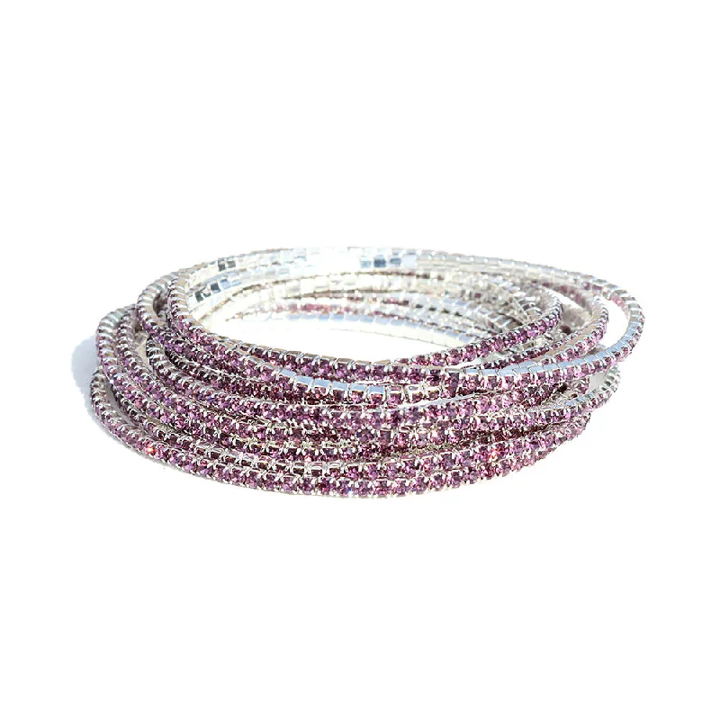 51 Light Purple Diamond (Silver Plated)