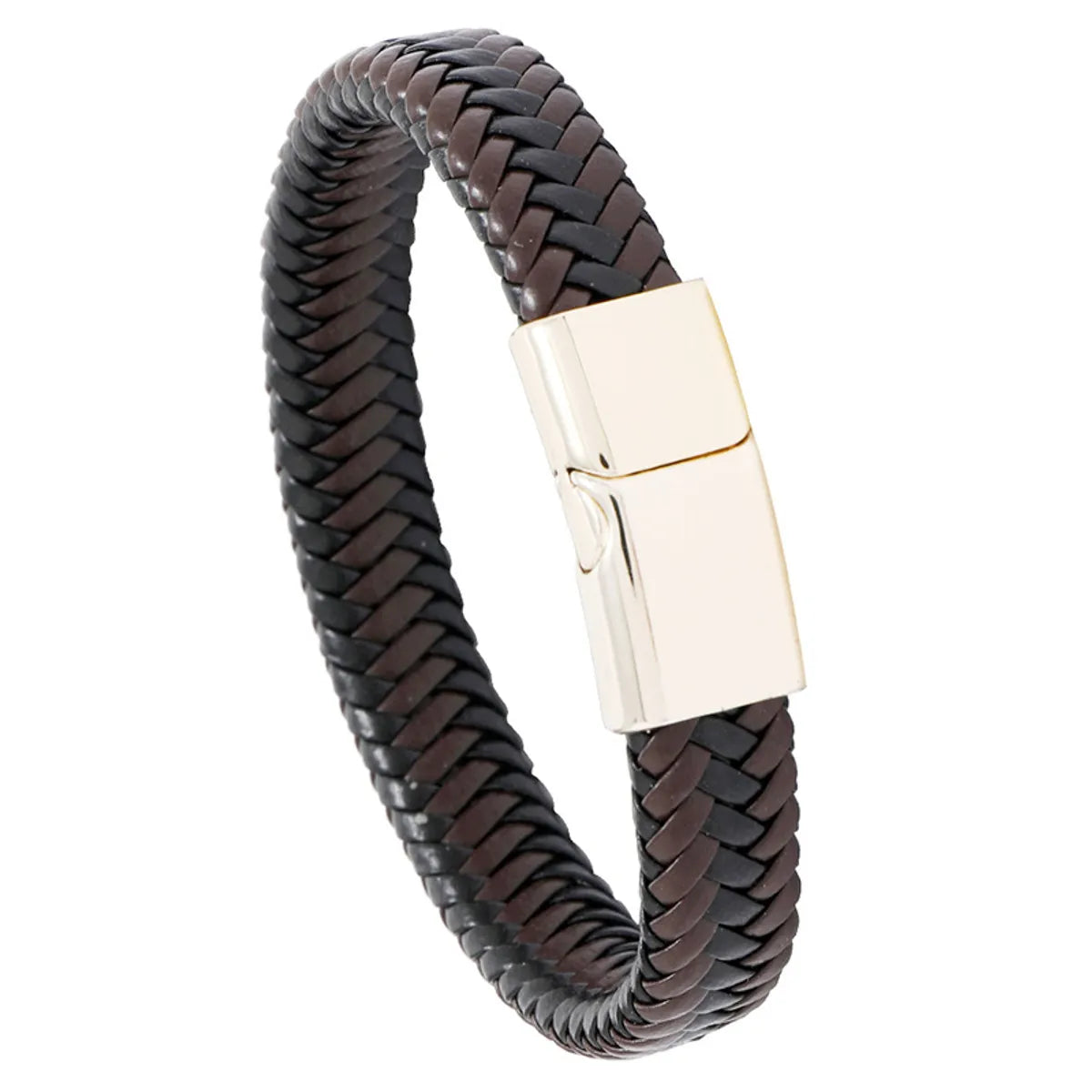 women’s trendy bracelets-New Simple Braided Leather Bracelet