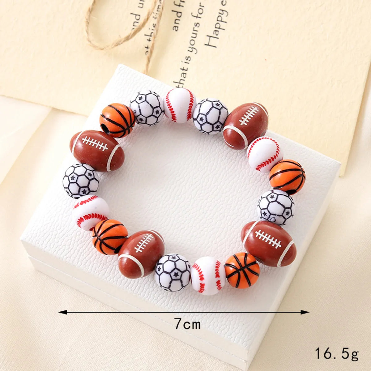 K3525 Mixed Ball Beaded Bracelet