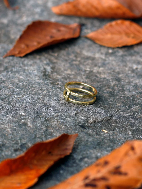 women’s jade rings-Pallavi Ring Gold