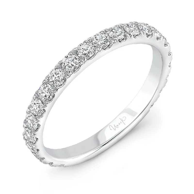 women’s luxury diamond engagement rings-Uneek Timeless Collection 1-Row Wedding Ring