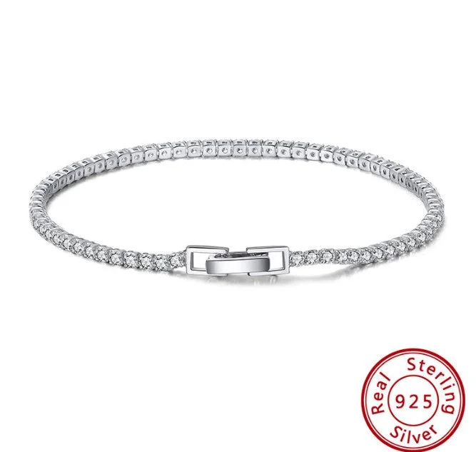 Platinum 2.0 Zircon, Bracelet Length: 20cm