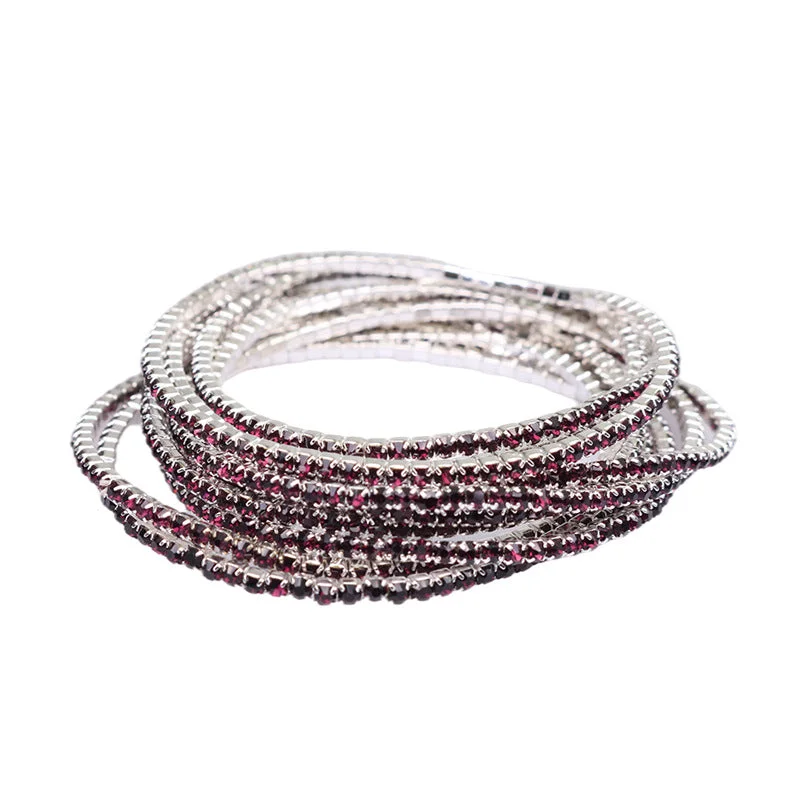 10 Violet Diamond Bracelet