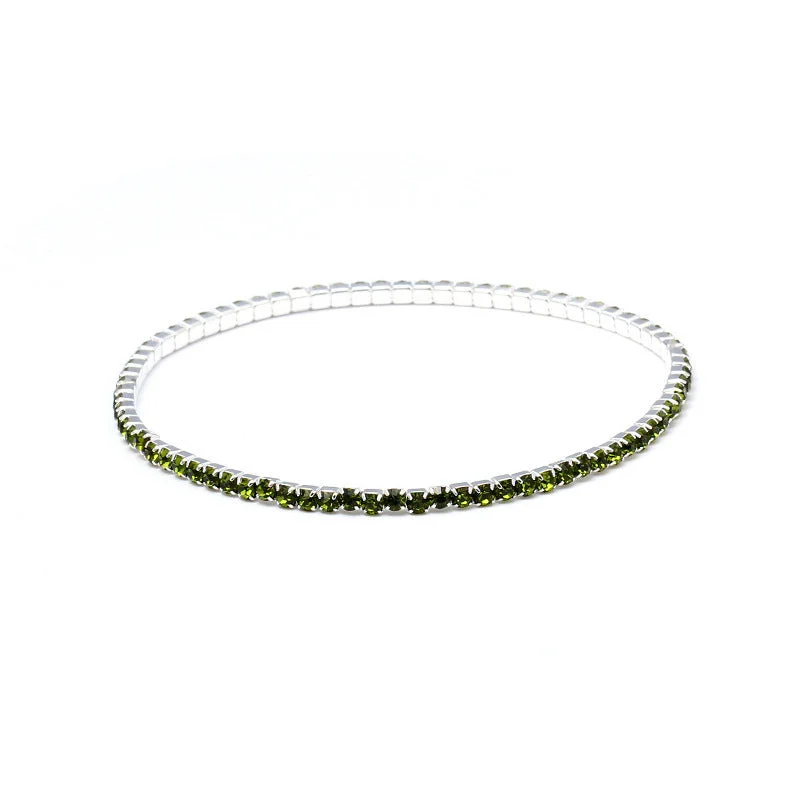 12 Grass Green Diamond Bracelet