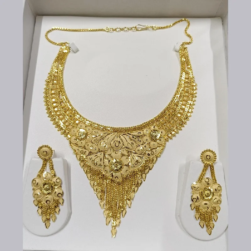 women’s double-layer necklaces-Pari Art Jewellery Forming Necklace Set