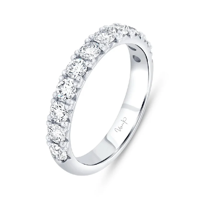 women’s modern engagement rings-Uneek Timeless Collection Straight Wedding Ring