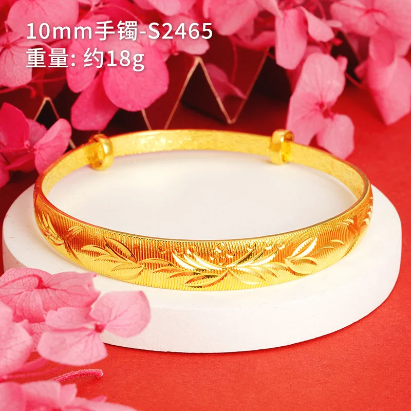 10mm Bracelet Brushed Bauhinia-S2465