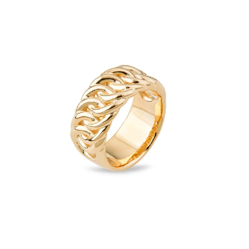 women’s silver rings-Sitana 18K Gold Ring