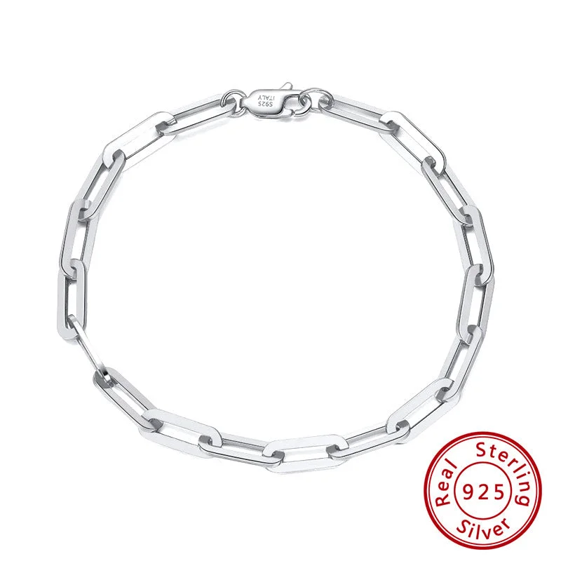 Platinum, Bracelet Length: 20cm