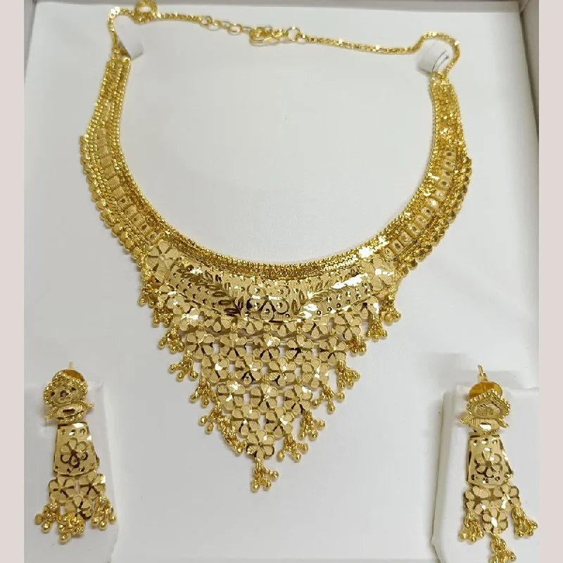 women’s diamond necklaces-Pari Art Jewellery Forming Necklace Set