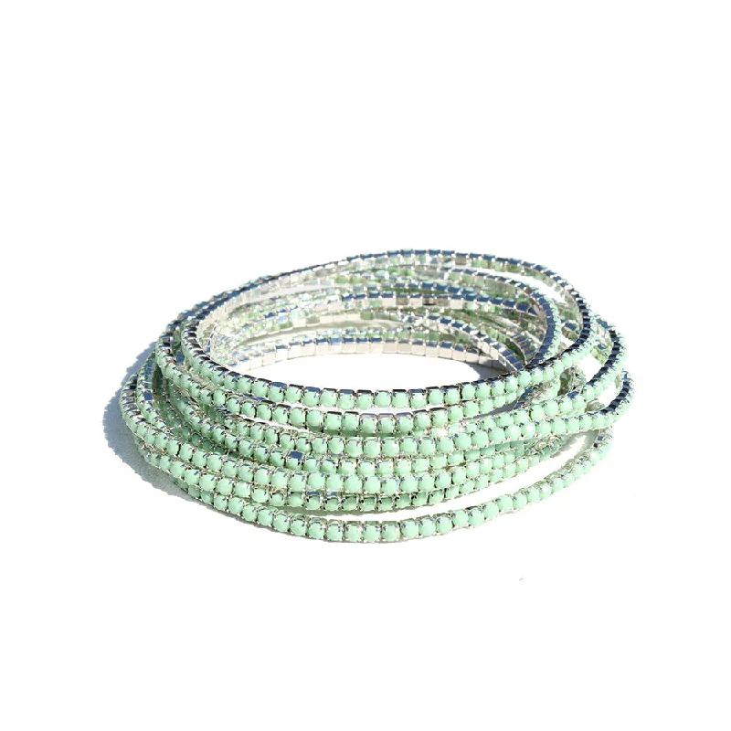 54 Acrylic--Light Green (Silver Plated)