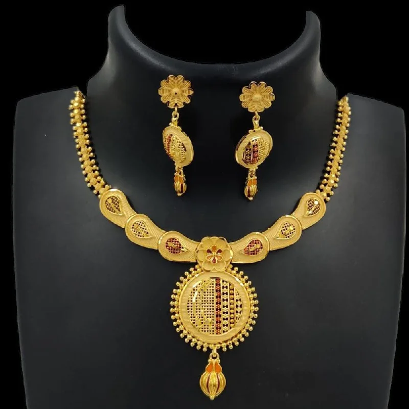 women’s bohemian necklaces-Pari Art Jewellery Forming Necklace Set