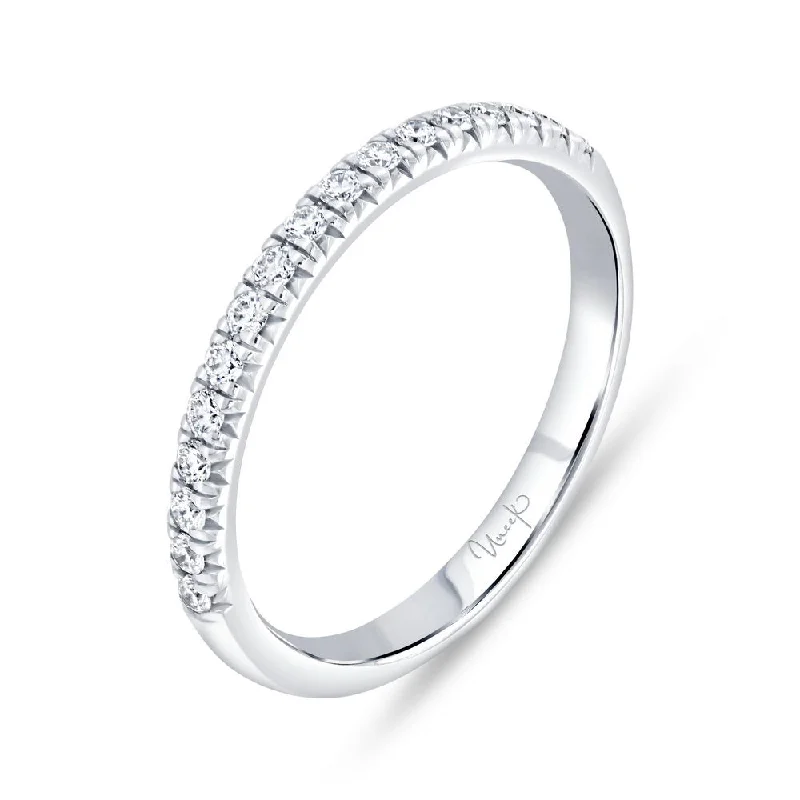 women’s minimalist engagement rings-Uneek Timeless Collection Straight Wedding Ring