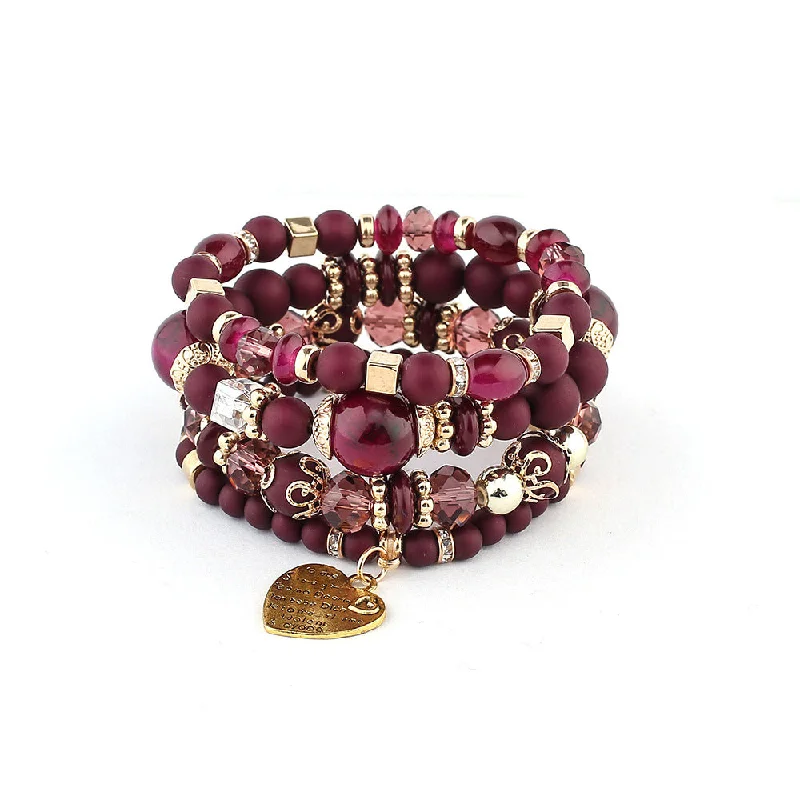 B0013-Heart Red Purple #13