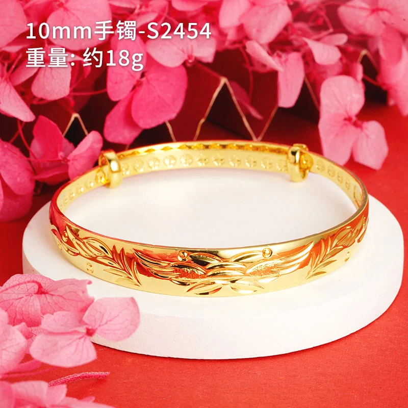 10mm Bracelet Crab Flower-S2454