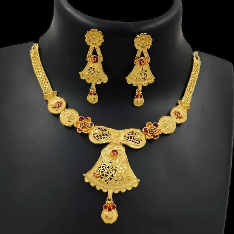 women’s silver gemstone necklaces-Pari Art Jewellery Forming Necklace Set