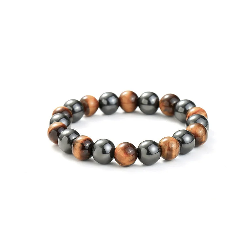 10mm Tiger Eye Magnet Bracelet