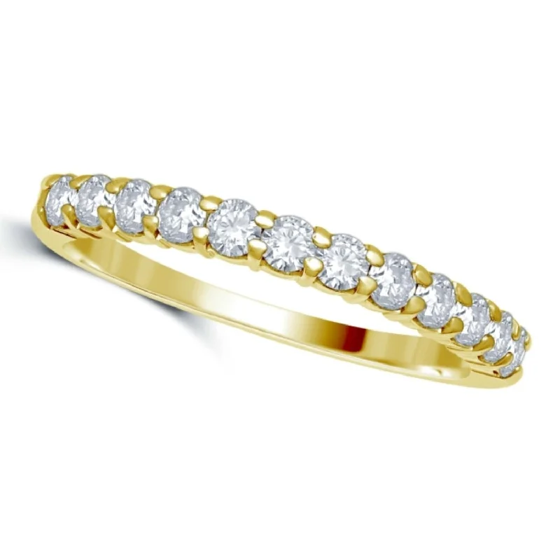 women’s cheap engagement rings-1/2 CTW Diamond Wedding Ring in 14KT Yellow Gold