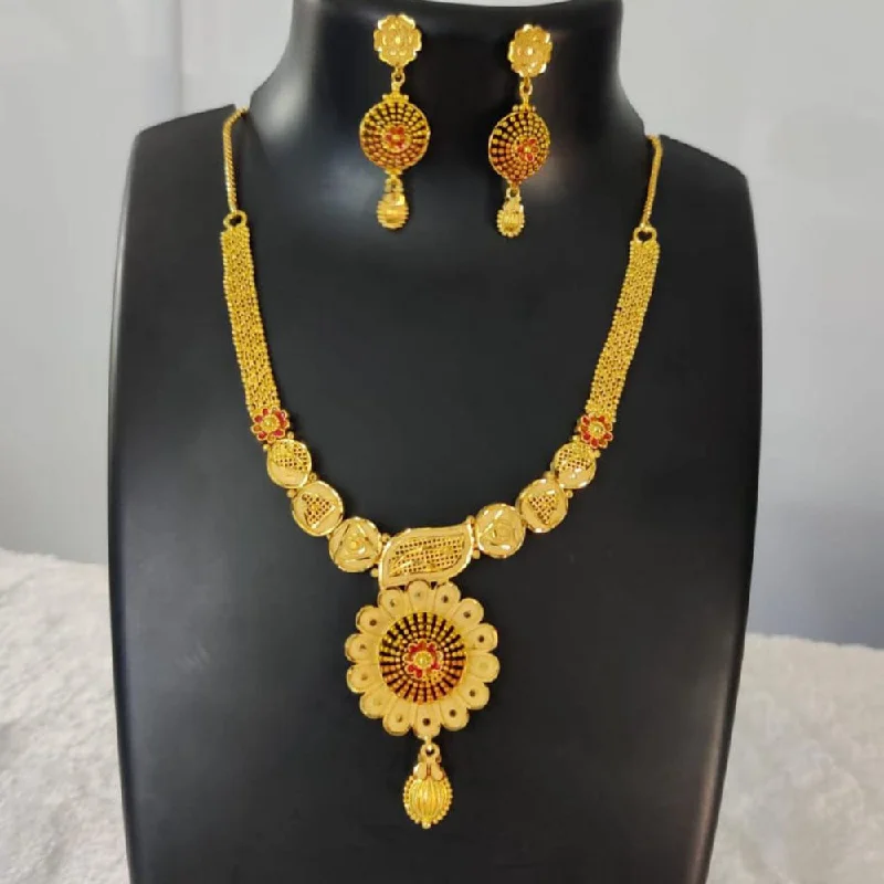 women’s geometric necklaces-Pari Art Jewellery Forming Necklace Set