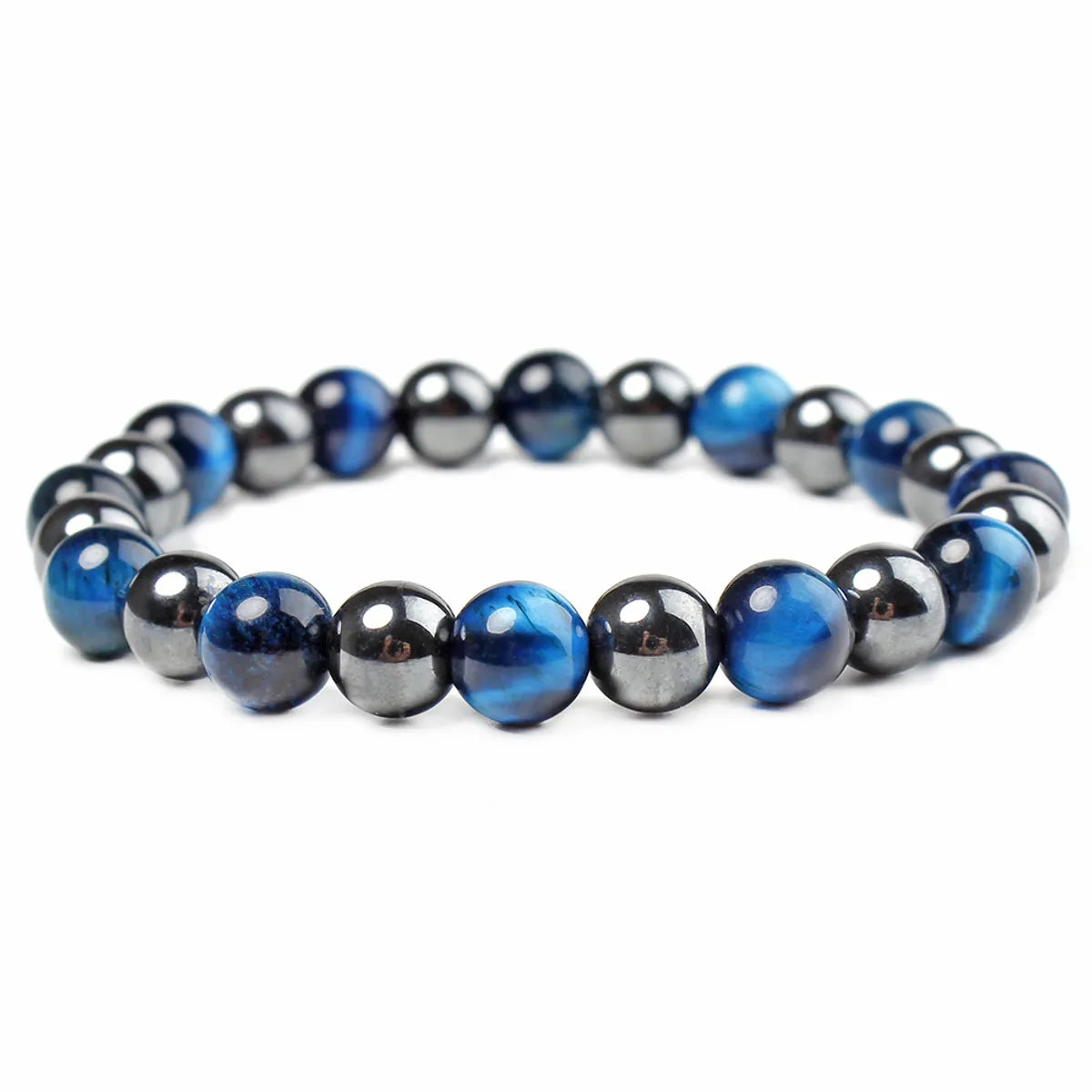 women’s tennis bracelets-Simple Style Color Block Stone Beaded Unisex Bracelets