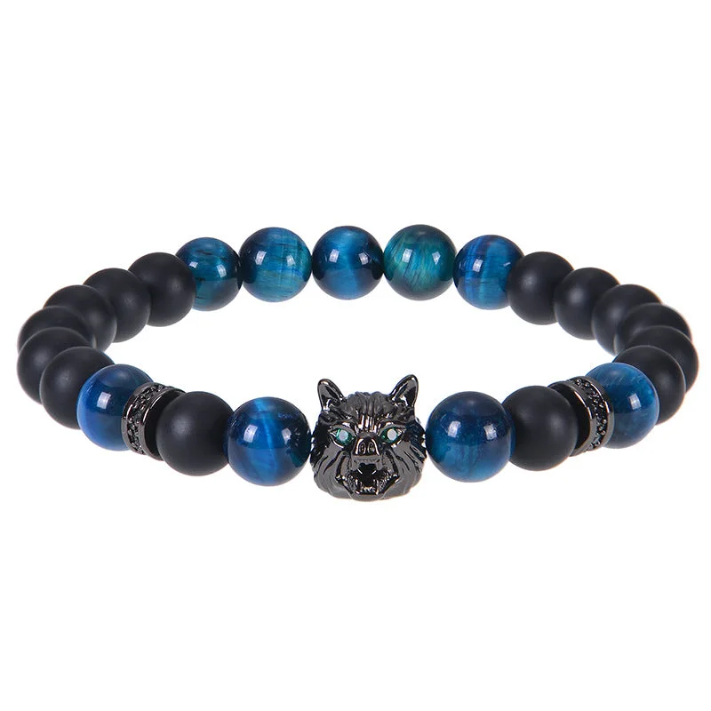 Blue Tiger-Eye Bracelet