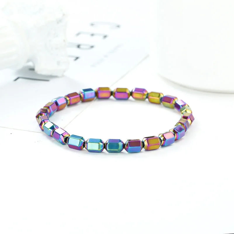 Pure AB Color Hex Tip Bracelet