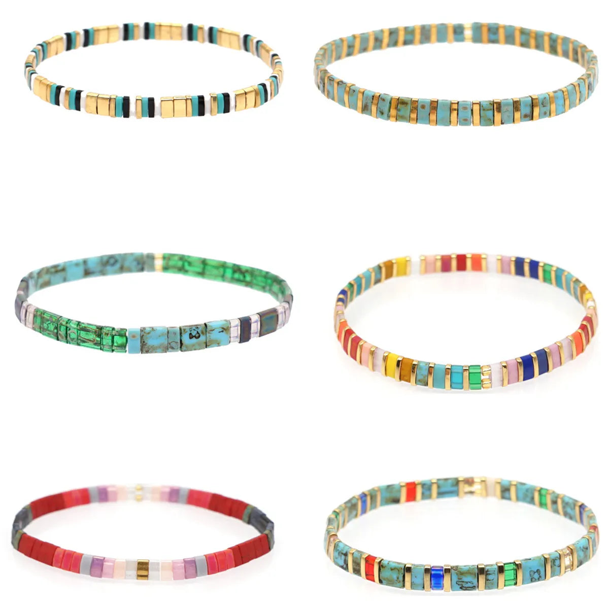 women’s friendship bangle bracelets-Fashion Rhombus No Inlaid Wholesale Bracelets