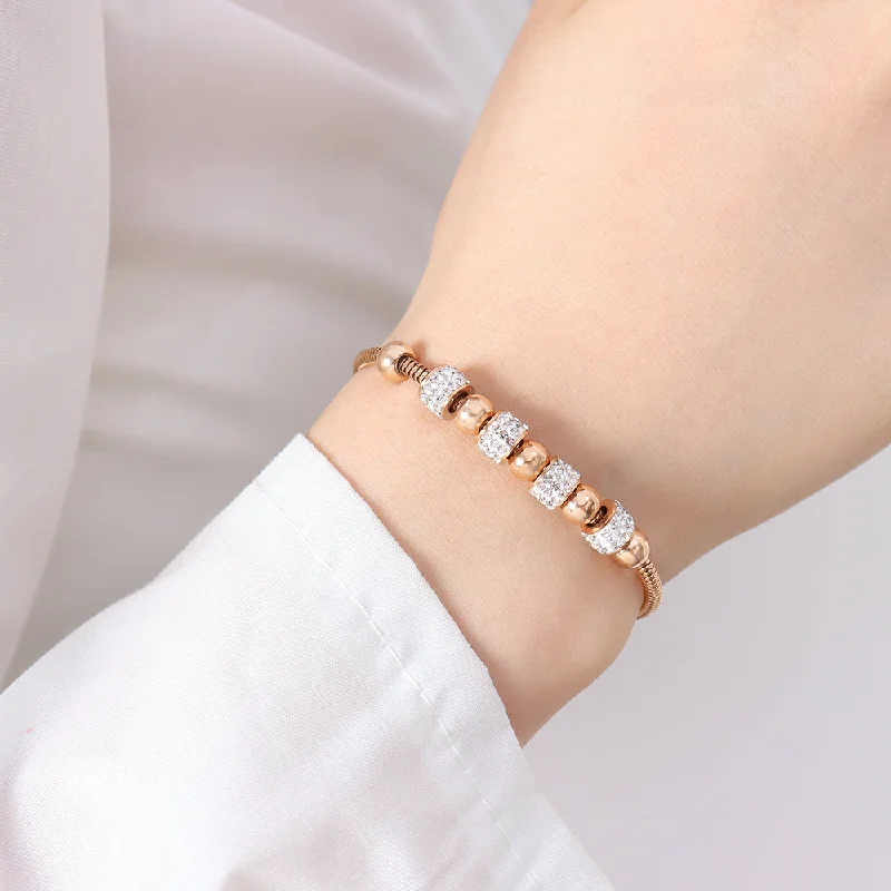 E409-Rose Gold Bracelet