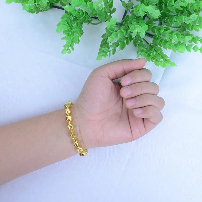 Gold Ball Clip Golden Balls Bracelet