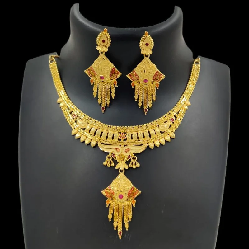 women’s custom design necklaces-Pari Art Jewellery Forming Necklace Set