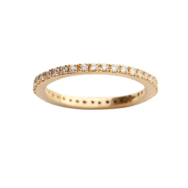 women’s classic rings-Olivia Wedding Ring Gold, White