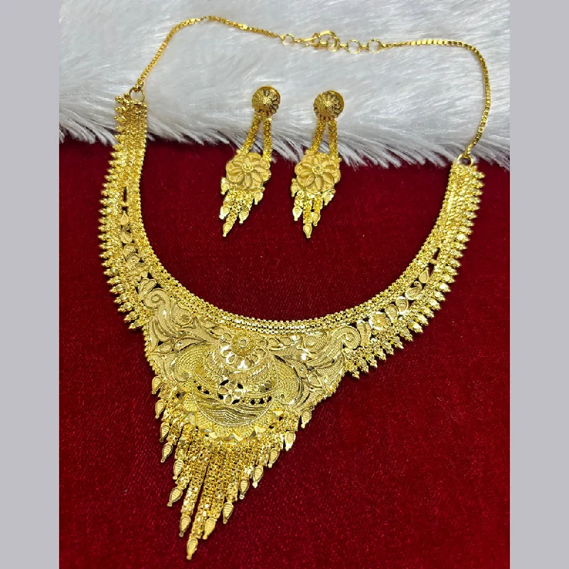 women’s crystal necklaces-Pari Art Jewellery Forming Necklace Set