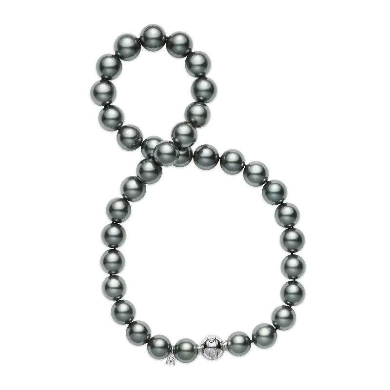 women’s multi-layer necklaces-Black South Sea Cultured Pearl Necklace