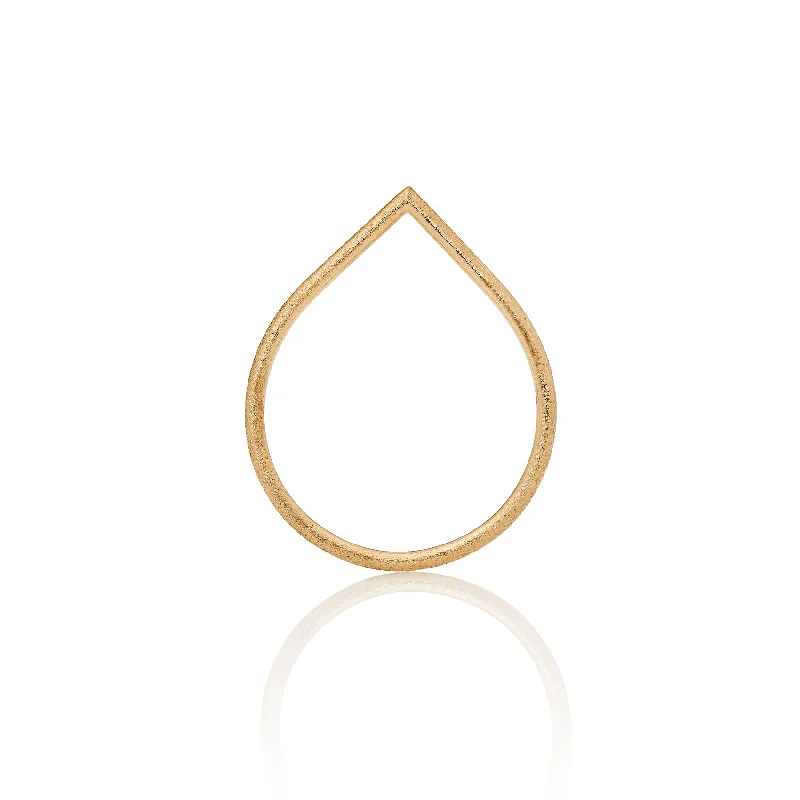 women’s birthstone diamond rings-DROP Day/light 14K Gold Ring