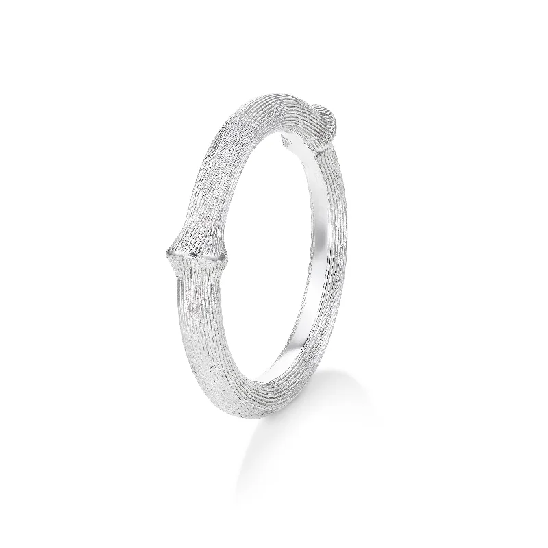 women’s infinity rings-Nature III 18K Whitegold Ring