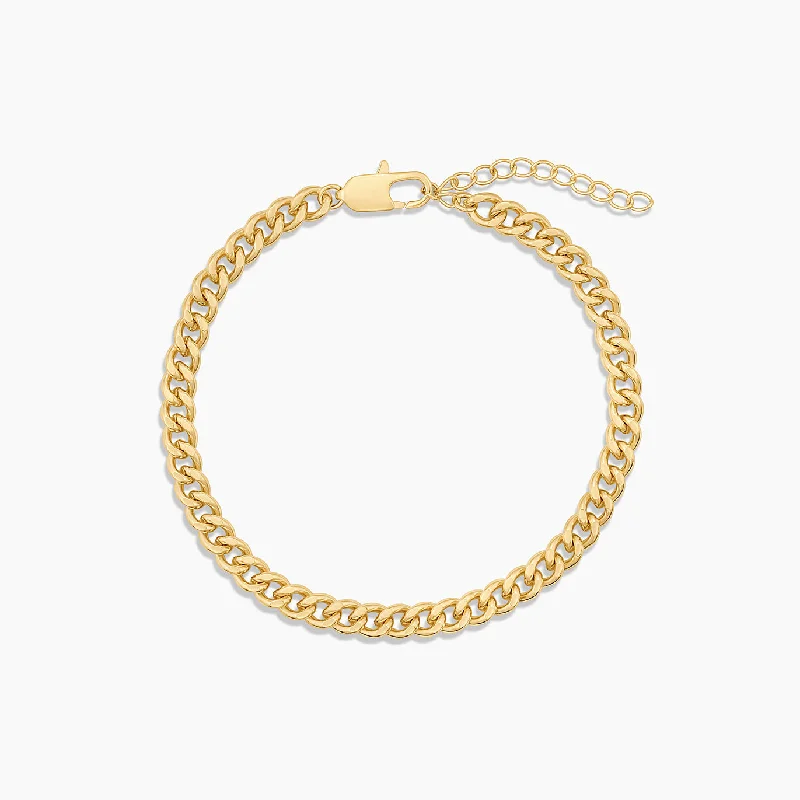 women’s bangle bracelets-Drew Curb Anklet