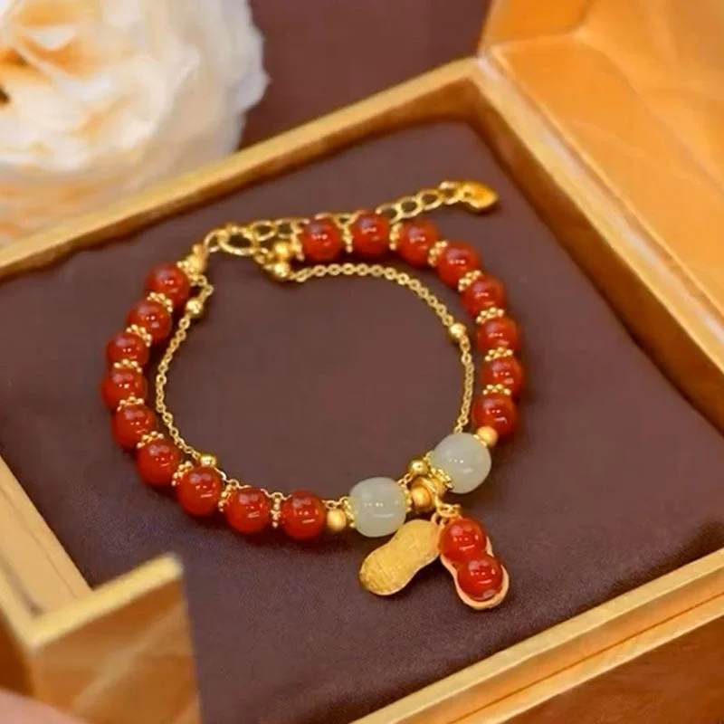 Red Peanut Bracelet