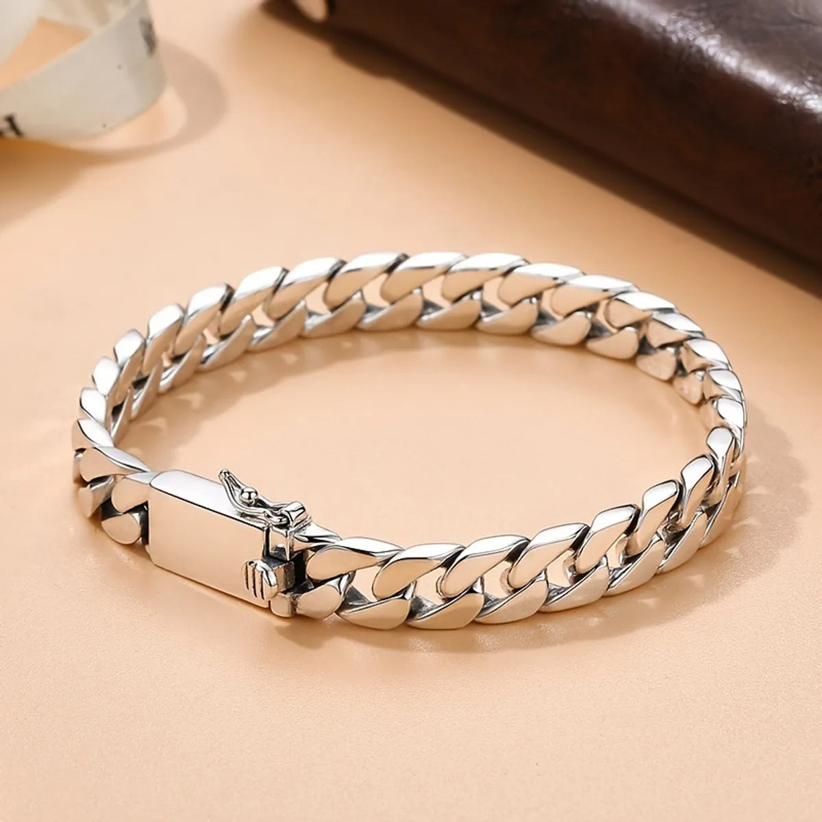 women’s birthday bracelets-Hip-Hop Punk Geometric Alloy Plating Men'S Bracelets