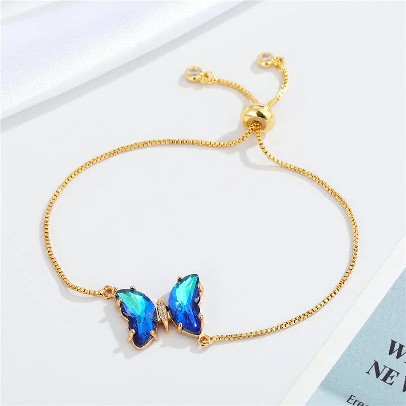 Blue Butterfly Bracelet