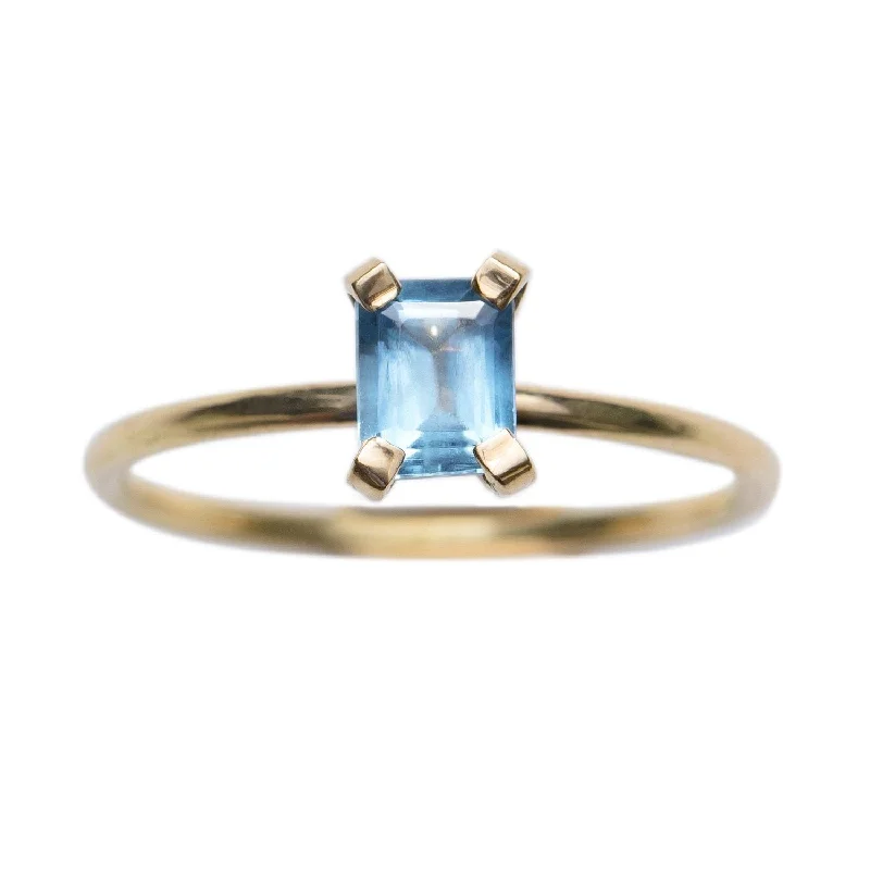 women’s multi-stone rings-Petit Ingrid Ring Gold, Blue