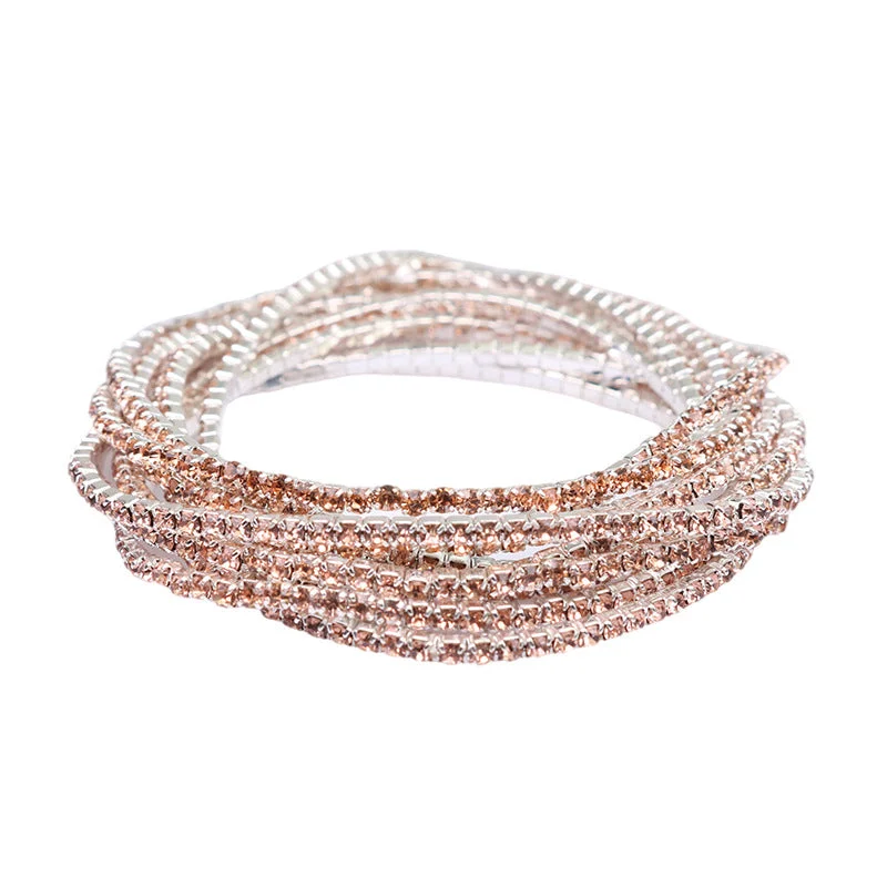 5 Champagne Diamond Bracelet