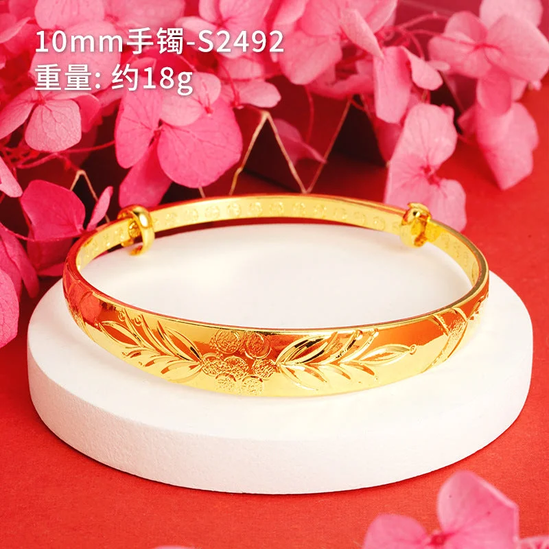 10mm Bracelet Ring Plum Blossom-S2492