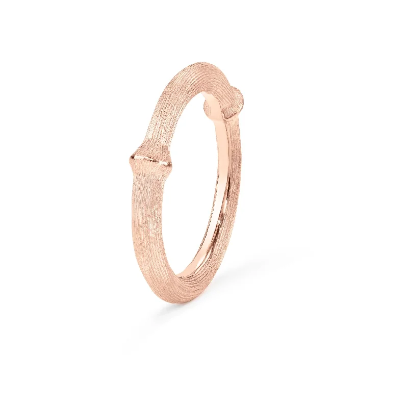 women’s aquamarine rings-Nature III 18K Rosegold Ring