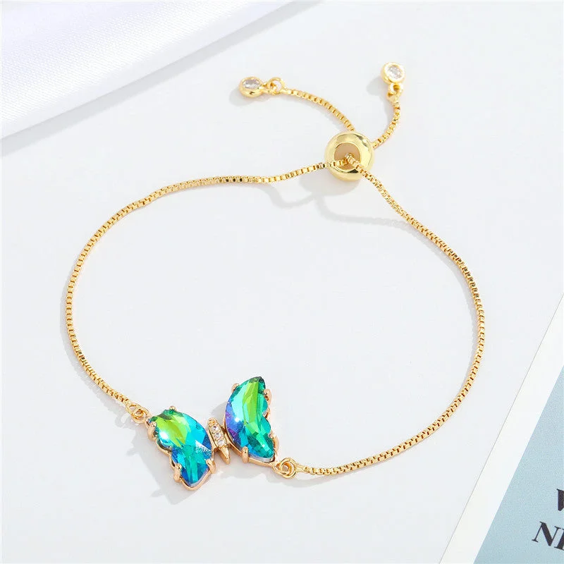 Green Butterfly Bracelet