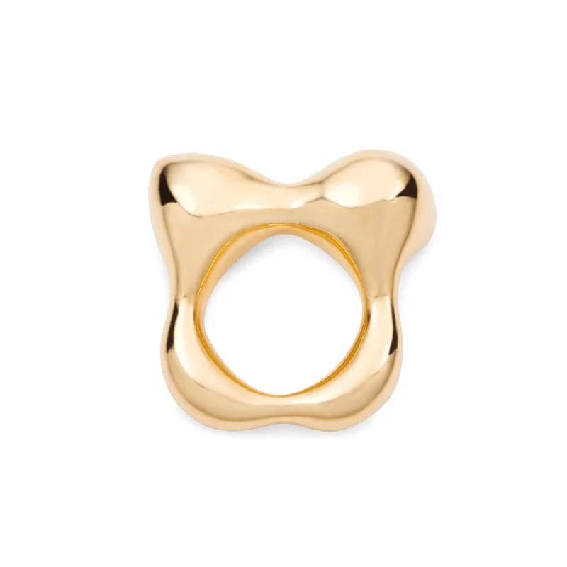 women’s luxury rings-Hail Mary 18K Gold Ring