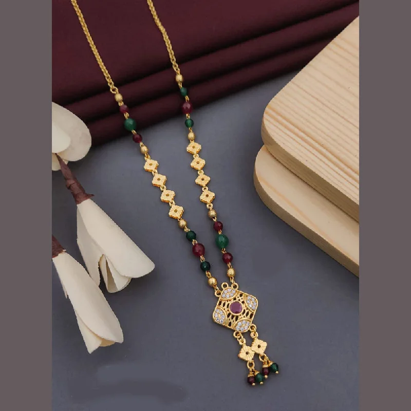 women’s friendship necklaces-Manisha Jewellery Gold Plated Necklace Set