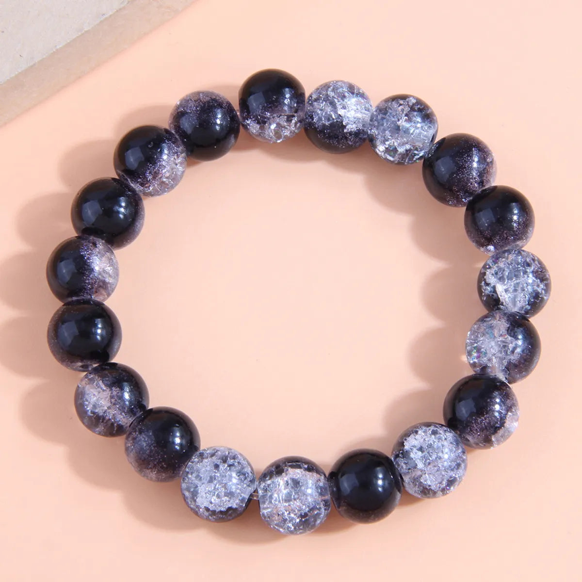 women’s fine bracelets-Fashion Simple Floral Glass Bead Temperament Personalized Bracelet