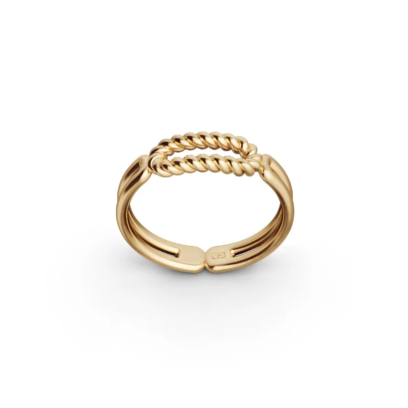 women’s nature rings-Elements N°7 18K Gold Ring